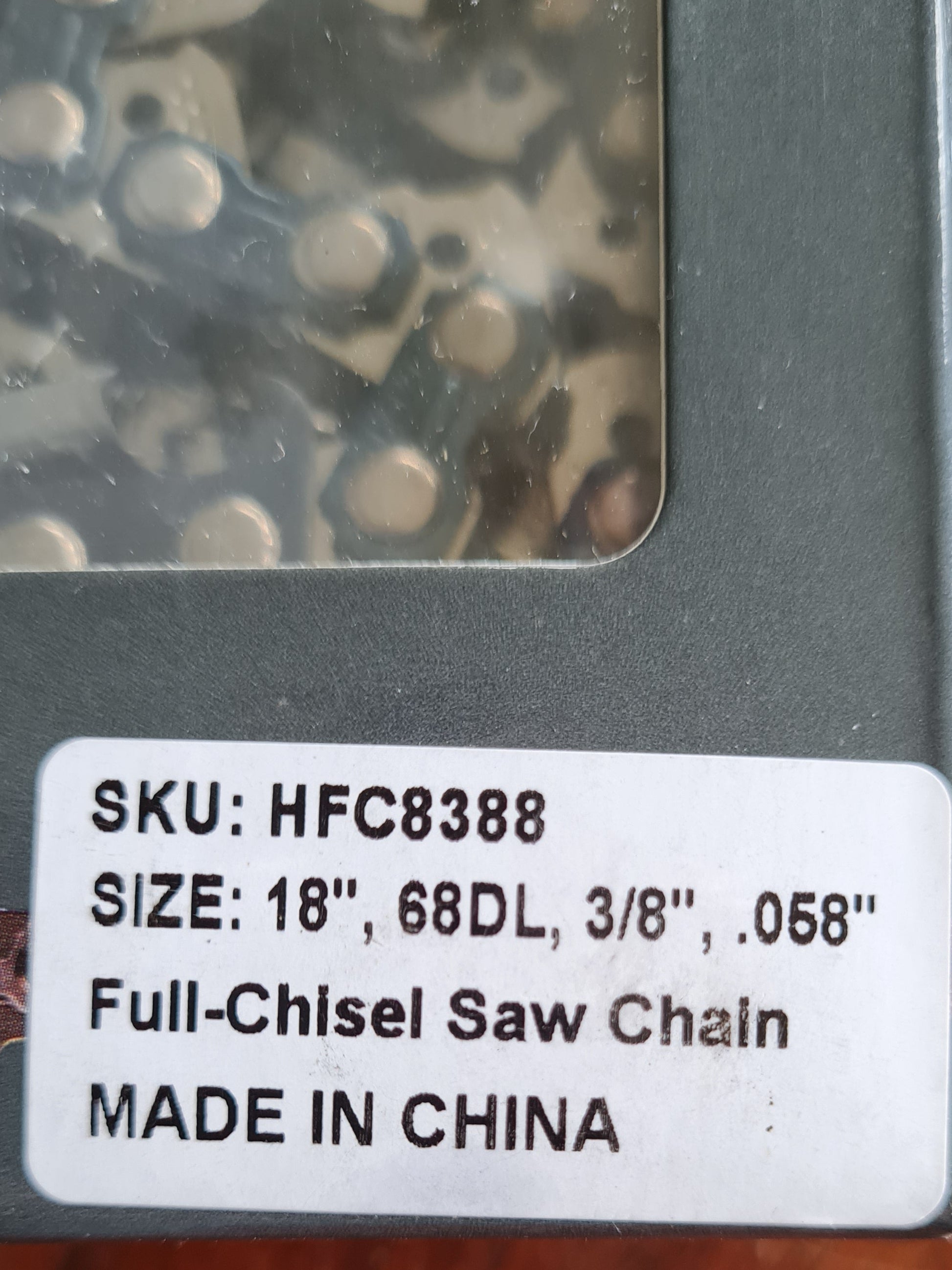 18 inch Holzfforma saw chain .058