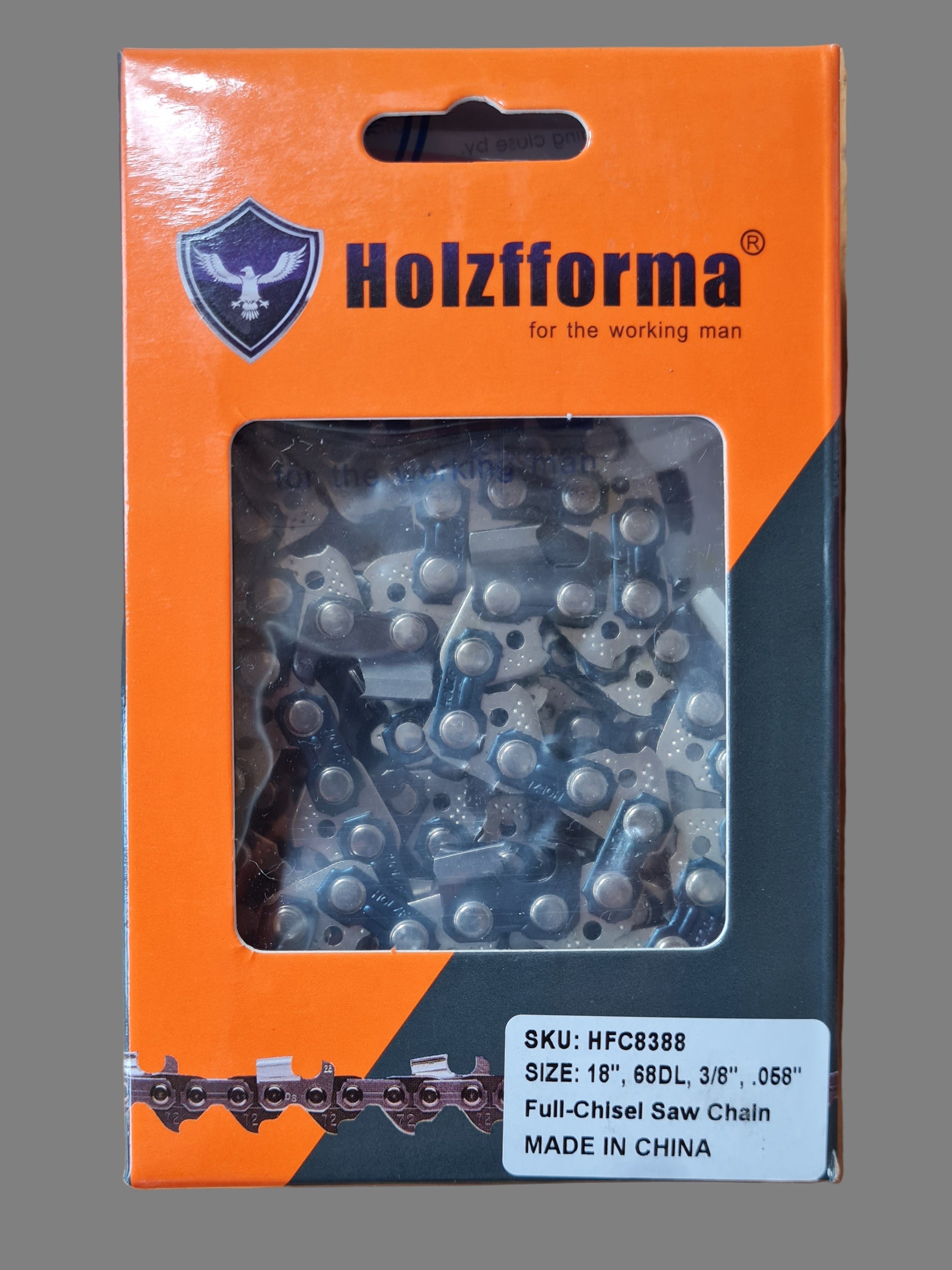 Holzfforma 18 inch full chisel saw chain .058