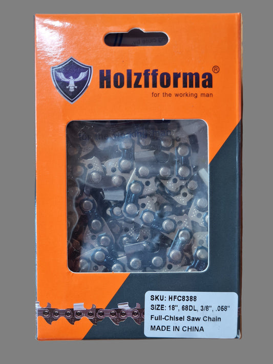Holzfforma 18 inch full chisel saw chain .058