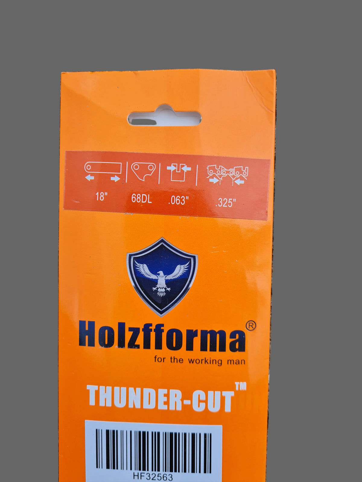 Holzfforma chainsaw guide bar 18 inch 68DL .063" .325"